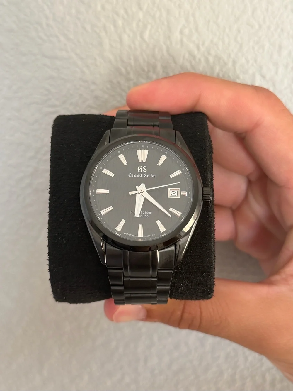 Seiko Mod: Blacked Out Grand Seiko